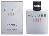 CHANEL ALLURE HOMME SPORT 5 oz Eau De Toilette Spray, NEW, SEALED, FREE SHIP EDT