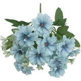 Chrysanthemum Daisy Artificial Flower Bouquet 15 Stems for Home Wedding Setup Daisies