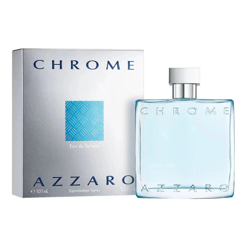 Azzaro MenÕs Chrome Eau de Toilette Spray 3.4 oz Cologne Fragrance for Men EDT