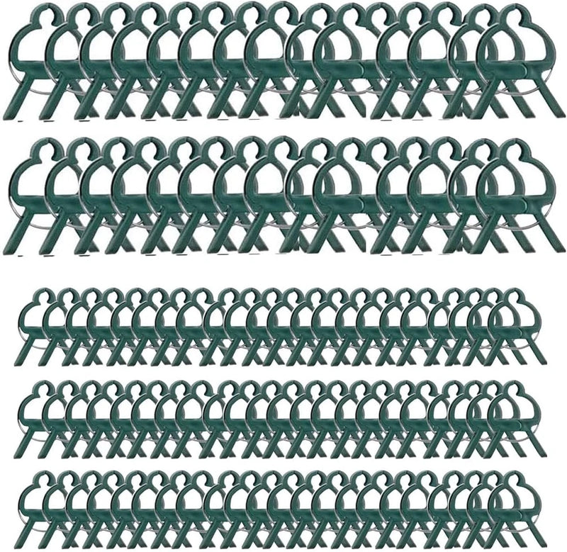 80PCS Garden Plant Supports Clips, 2 Sizes Adjusting Reusable Plant Clips for Su Garden Plants