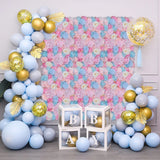 6x Artificial Flower Wall Panel Rose Hydrangea Bouquet Wedding Party Decorations Hydrangea