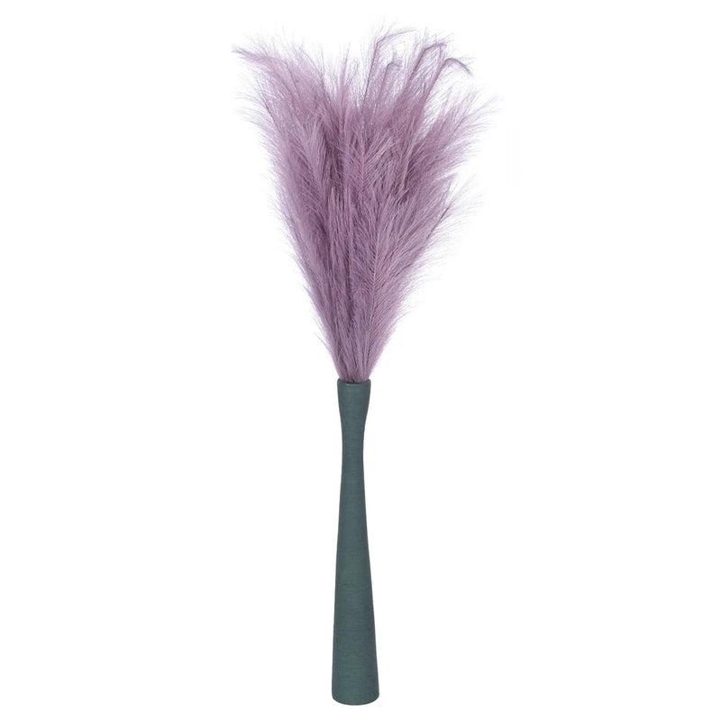 6PCS Faux Pampas Grass Tall,43"/109cm Artificial Fluffy Grass Stems,Light Purple Pampas Grass