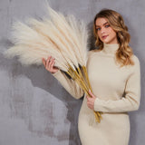 PERFNIQUE Pampas Grass Decor Tall, 9PCS Pompas, Large Faux Pampas Grass, 38''... Pampas Grass