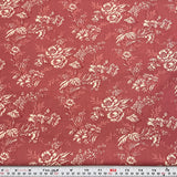 Sweet Home by Thimbleberries 2013 RJR Fabrics Marsala Cotton by the HALF YARD Flowering Plants