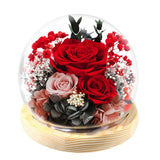 Gifts for Women Mom Birthday Preserved Flowers in Glass Dome Forever Fresh Fl... Hydrangea