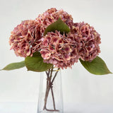 Silk Hydrangea Artificial Flowers Vase for Home Decoration Accessories Wedding Hydrangea