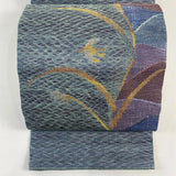 Obi Good conditionFUKURO OBI masterpiece Bird pampas grass Gold Silver Threads B Pampas Grass