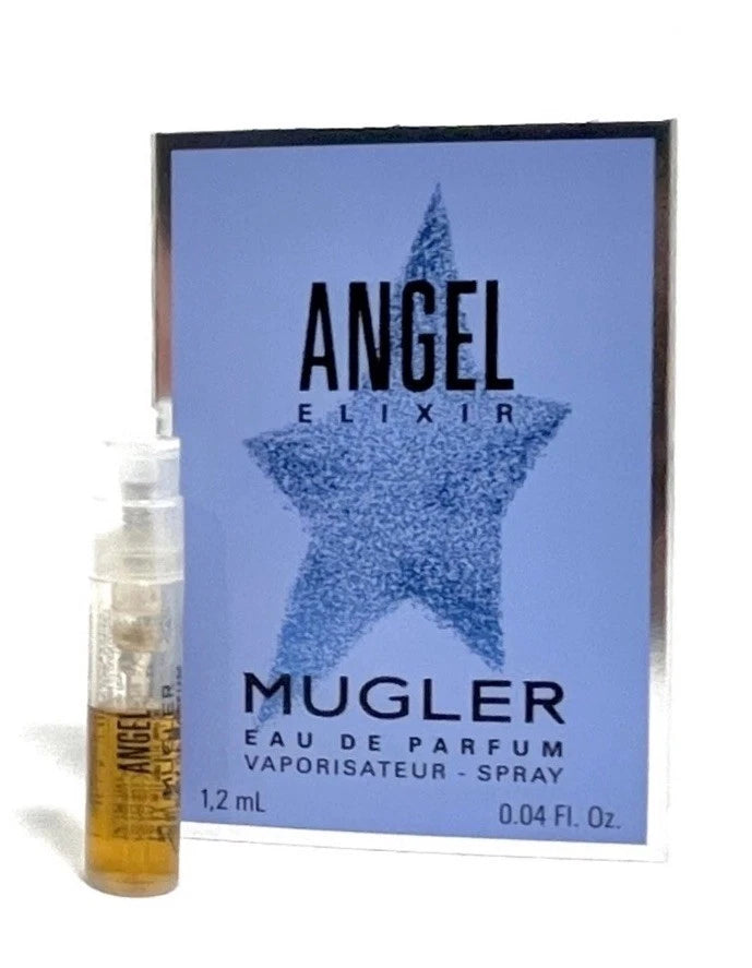 Mugler ANGEL ELIXIR Eau De Parfum Spray Sample EDP 0.04oz 1.2ml Vial Free Ship EDP