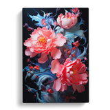 Peony Flower Neo-Plasticism Canvas Wall Art Print Framed Picture Home Decor Peony