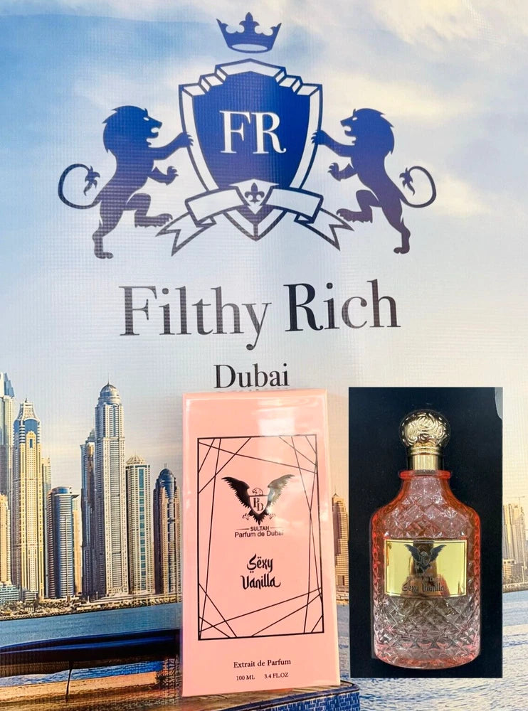 Sexy Vanilla women 3.4oz by Sultan Parfum De Dubai  EDP sealed(&1 free perfume) EDP