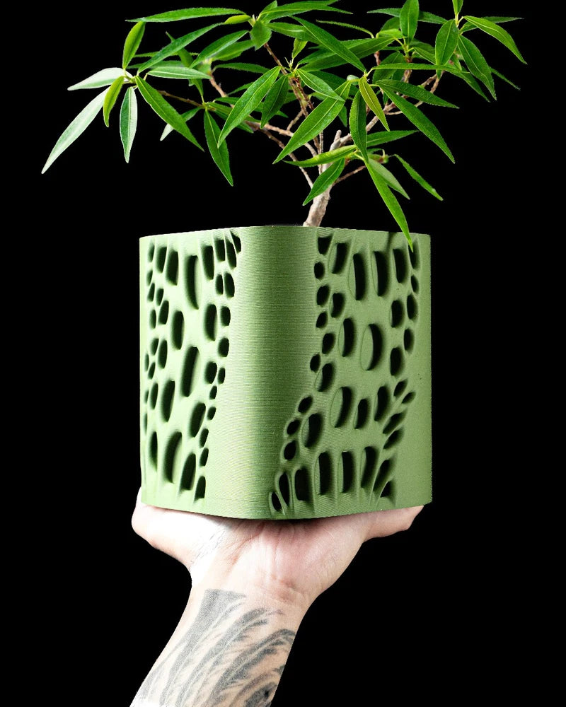 Modern Decorative Plant in Pot Green Leaves Indoor Desk Decor Green Plant