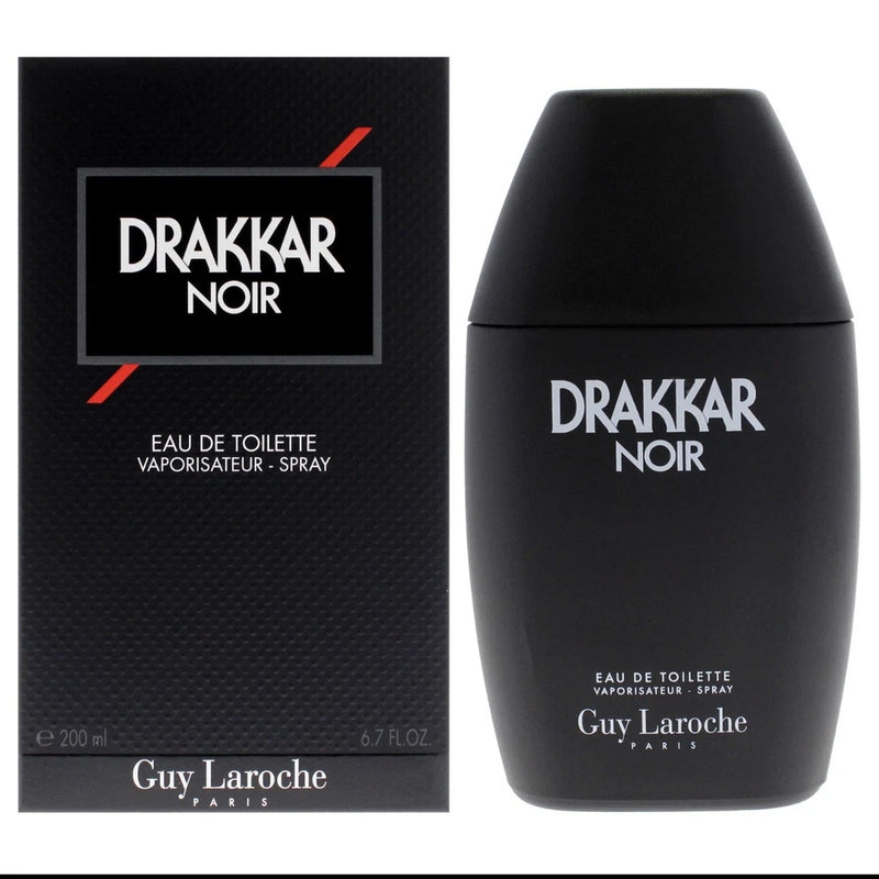Drakkar Noir by Guy Laroche Eau de Toilette Spray Fragrance for Men, 6.7 oz Bouquet