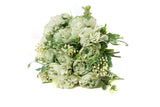 4 PCS Artificial Flowers Fake Peony Silk Mini Light Green Bridal Green Plant
