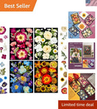 Pressed Dried Flowers for Resin Jewelry Nail Art Craft 92pcs Assorted Natural Dried Flower
