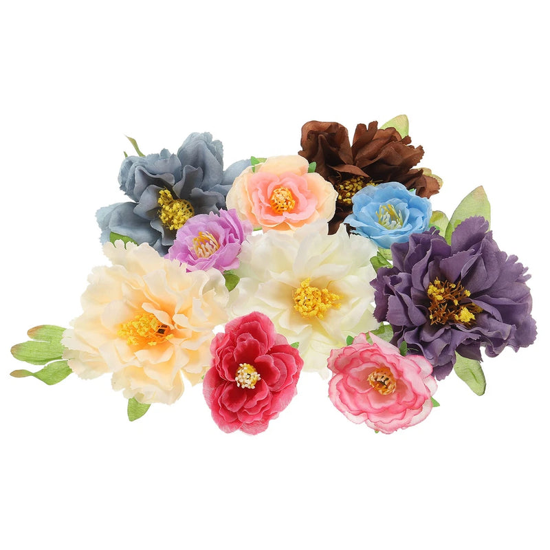 1 Set Artificial Rose Peony Flowers Bulk, Multiple Colour Peony