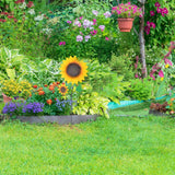 Sunflower Gardening Stake Metal Lawn Patio Christmas Decorations Signs Sunflower