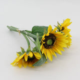 4 Melrose International Yellow 11.5" Faux Silk Sunflower Stems Sunflower