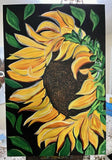 "Sunflower BeautyÓ 24x36 acrylic painting on canvas.  Original, Robyn Centanni Sunflower