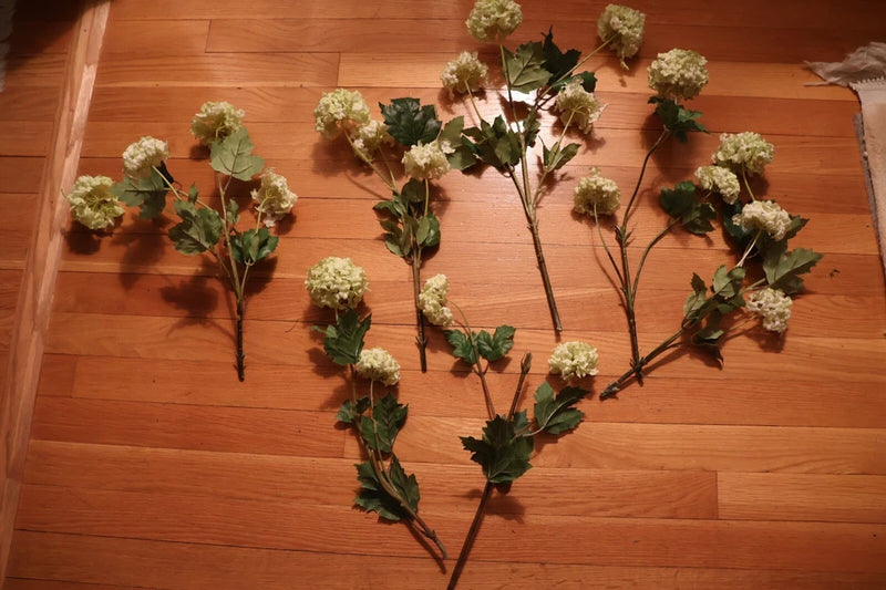 7 Artificial Mini Hydrangea Stems Ð Very Nice Hydrangea
