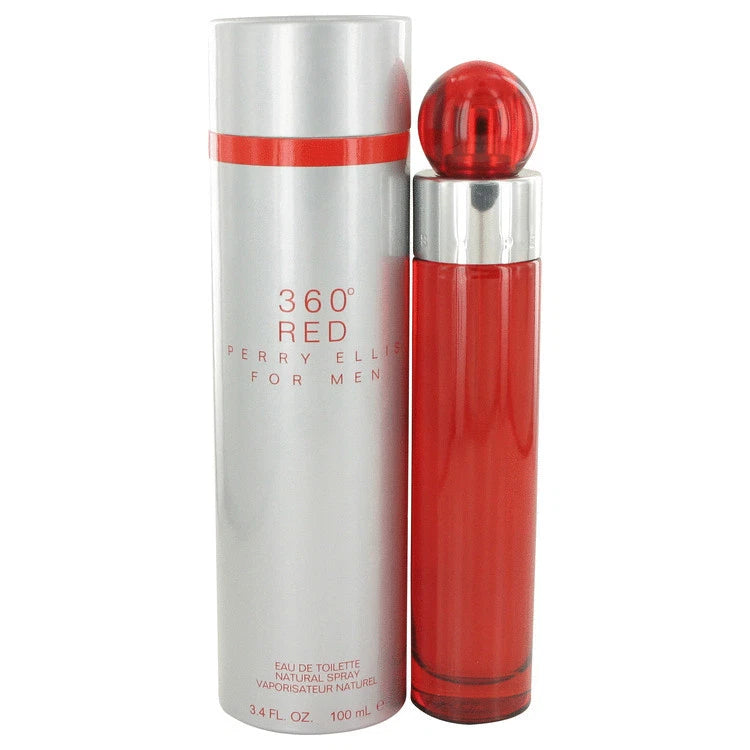Perry Ellis 360 Red Fragrance 3.4oz Eau De Toilette Spray MSRP $60 NIB EDT