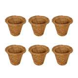 6Pcs Coir Fiber Nursery Pots Garden Container for Yard Indoor Use Lawn Garden Plants