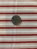 Cotton Quilt Fabric Riley Blake Heirloom Reds 1 Yd Stripe Flowering Plants
