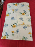 2 Vintage sunflower and other queen size??Floral Sunflowers Retro Sunflower