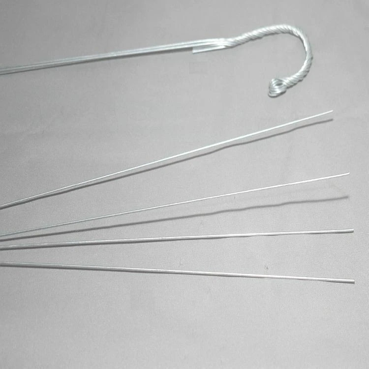 30-inch metal plant hanger wire loop with four straight supporting wires