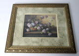 Fabrice de Villeneuve Framed &Matted Art Print "Hydrangeas In Violet" Hydrangea