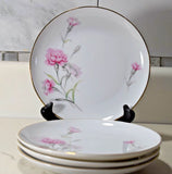 Royal Court China Pink Carnation 6 1/8in. Bread/Butter Plate - (Set of 4) Carnation