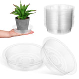 60 Pcs Gardening Tray Plant Saucer for Indoors Pot Flower Dishes Plants Pots Garden Plants