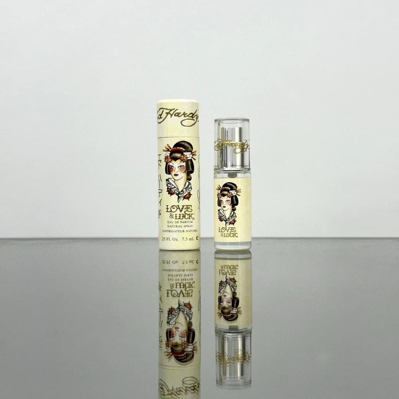ED HARDY LOVE & LUCK FOR WOMEN EDP 0.25OZ-7.5ML SPRAY TRAVEL MINI SAMPLE (C44 EDP