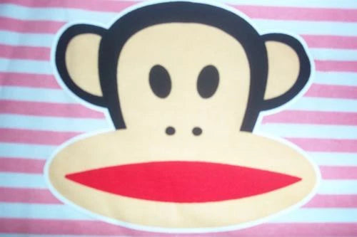 Racerback tank top with monkey face graphic on the front