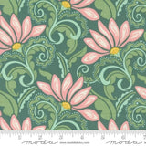 TANGO Valencia Basil Green Floral Quilt Fabric Moda / Kate Spain sold by 1/2 Yd Flowering Plants