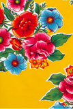 Oilcloth Fabric Texas Lady Bird Wild Flower Yellow Pattern Sold in Yard or Bolt Flowering Plants