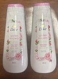 2 Pack- Dove Beauty Garden Tea Party Body Wash - Rose Berry Bouquet 20oz Bouquet