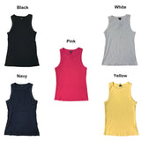 Express Women's Lightweight Ribbed Sleeveless Tank Top Roses