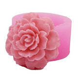 3D Carnation Candle Mold Silicone Mold for Soap, Fondant, Cake Flower Carnation