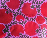 Kaffe Fassett PINKING FLOWER RED GP66  1/2 yard (2 available) Flowering Plants