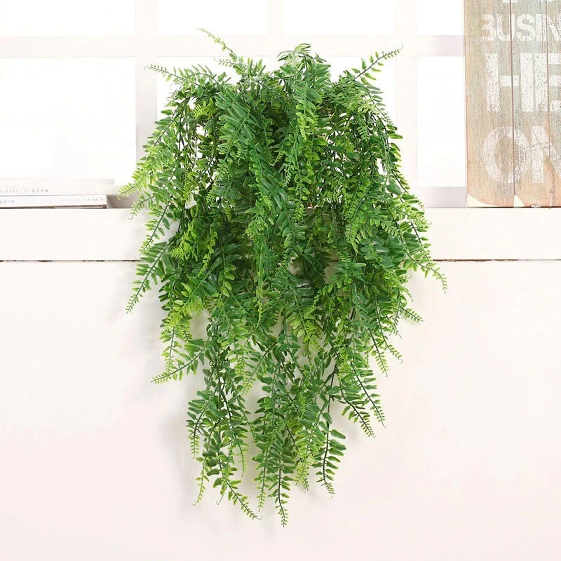 Green Vine Silk Artificial Hanging Leaf Garland Plants Leaves Diy Green Plant