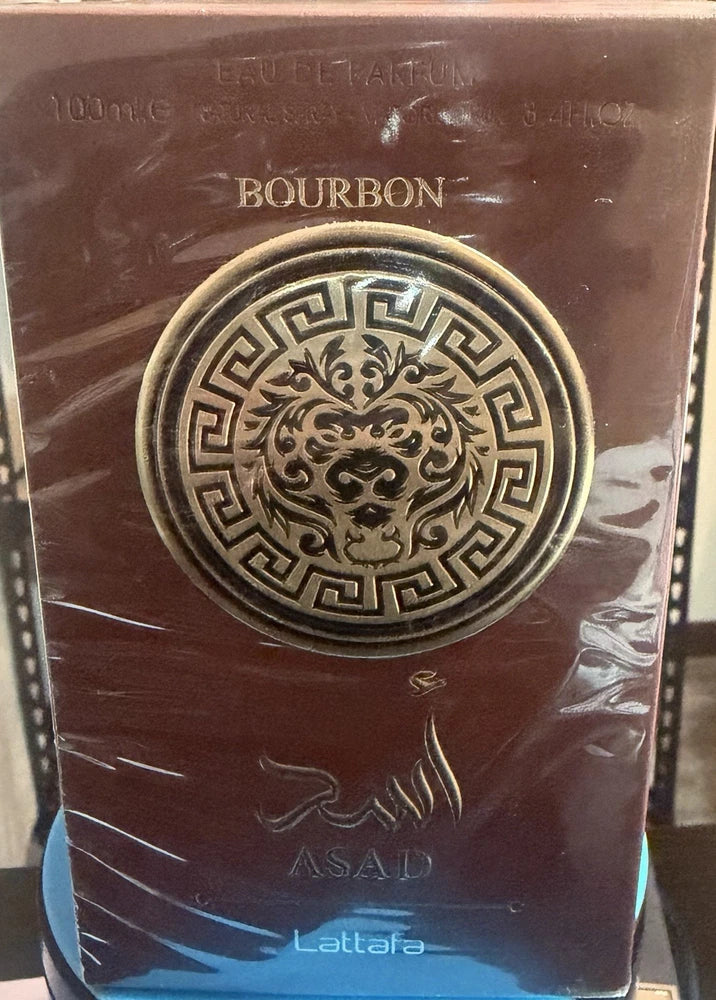 Lattafa Asad Bourbon Eau de Parfum 3.4 fl oz Spray Bourbon Fragrance Perfume EDP