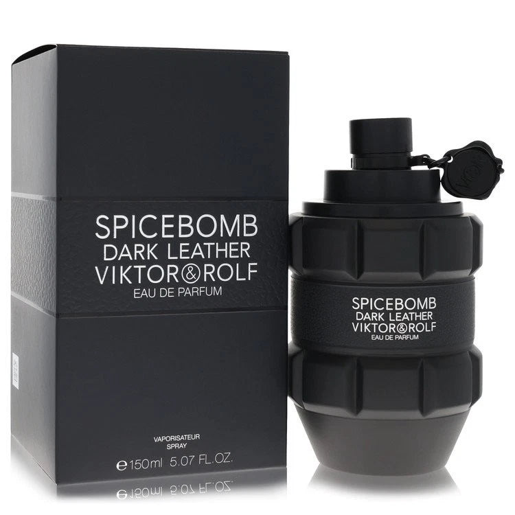 Spice Bomb Dark Leather by Viktor & Rolf Eau De Parfum Spray 5 oz for Men EDP