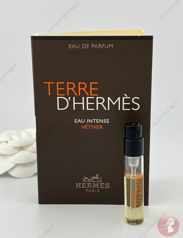 Terre d'Hermes Eau Intense Vetiver Eau de Parfum EDP Sample Spray .06oz, 2ml EDP