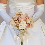Wedding Bridal Bouquet Toss Bouquet Rustic Bridal Hand Flower Rose Flowers Bouquet