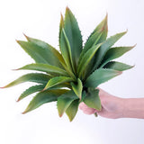 Succulents Plants Artificial Aloe Plant, 12.5Inch Large Faux Succulents Unpotted Green Plant