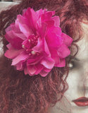 millinery flower 5" silk 1pc hair accessory carnation clip/pin Carnation