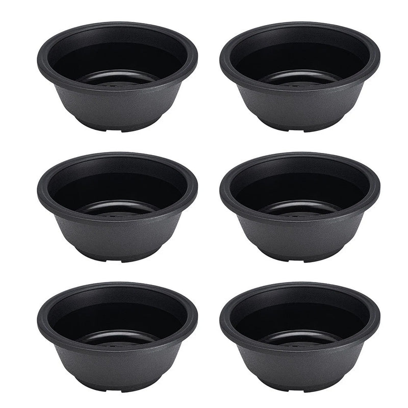6 Pcs Gardening Flowerpot Hollow Bottom Flower Planting Pots Flower Plant Garden Plants
