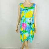 Jams World Gorgeous Hawaiian Large Hydrangea Floral Print Women's S Dress * Hydrangea