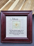 Vintage Dried Flower Framed Mom Mother's Day Dried Flower