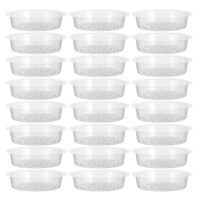 60 Pcs Gardening Tray Flower Pot Water Dish Drip Pan for Indoor Plants Garden Plants